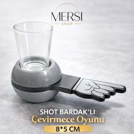 Shot Bardaklı Çevirmece Oyunu – Parti İçki Oyunu Shot Bardağı Eğlenceli Masa Oyunu