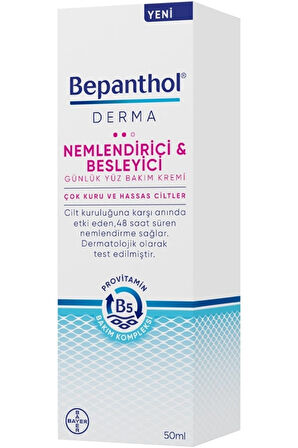 Derma Nemlendirici Ve Besleyici Günlük Yüz Bakım Kremi 50 Ml - Günlük Yoğun Nemlendirici