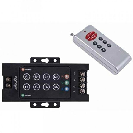 Global K2 KLD104 360W RGB LED Kontrol Paneli | Uzaktan Kumandalı Aydınlatma Sistemi | 12V-24V DC