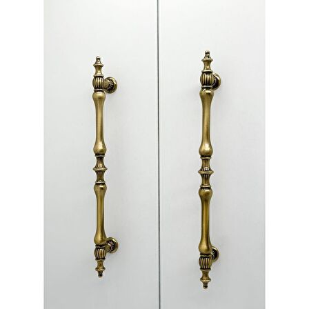 Şehzade Antik Sarı Mobilya Dolap Mutfak Çekmece Kulpu 160 Mm ( 16 Cm ) 5 Adet