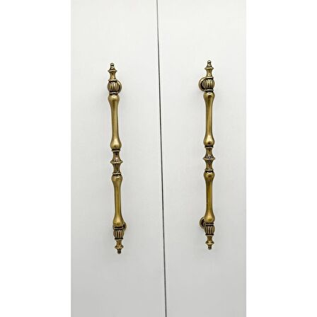 Şehzade Antik Sarı Mobilya Dolap Mutfak Çekmece Kulpu 160 Mm ( 16 Cm ) 5 Adet