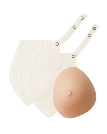 Müslin Kadın 2'li Ameliyat Sonrası Sütyen Desteği Seti - Sol (Protez Hariç)