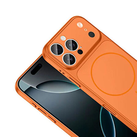 iPhone 14 Pro Uyumlu AG Glass Koruyucu Kılıf (iPhone 17 Pro Max Görünümlü)