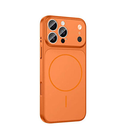 iPhone 15 Pro Uyumlu AG Glass Koruyucu Kılıf (iPhone 17 Pro Max Görünümlü)