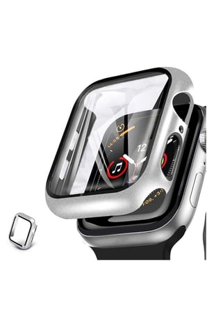 Apple Watch 44 Mm 360 Derece Koruyucu Kılıf Siyah