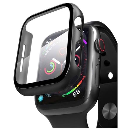 Apple Watch 44 Mm 360 Derece Koruyucu Kılıf Siyah