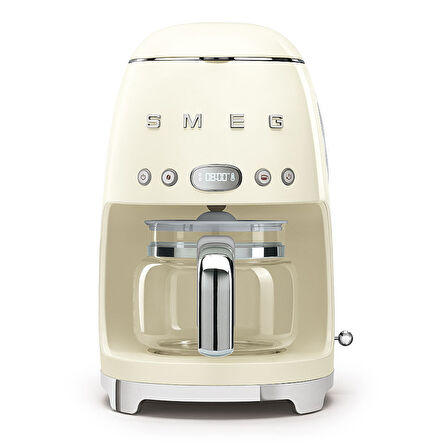 Smeg 50'S Style Krem Kettle - 1x2 Ekmek Kızartma Makinesi Ve Filtre Kahve Makine Seti KLF-TSF-DCF