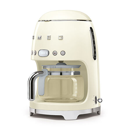 Smeg 50'S Style Krem Kettle - 1x2 Ekmek Kızartma Makinesi Ve Filtre Kahve Makine Seti KLF-TSF-DCF