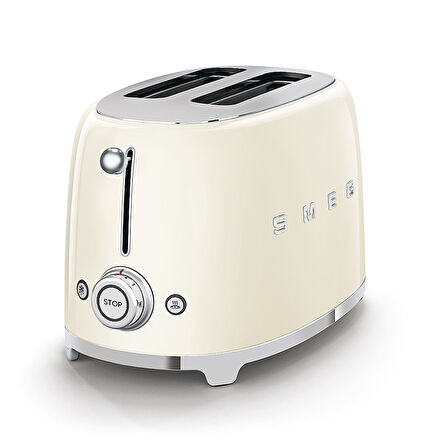 Smeg 50'S Style Krem Kettle - 1x2 Ekmek Kızartma Makinesi Ve Filtre Kahve Makine Seti KLF-TSF-DCF