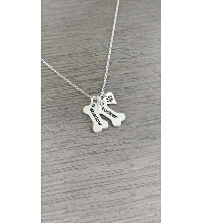 SEVİMLİ DOSTLAR KOLYE GÜMÜŞ KİŞİYE ÖZEL