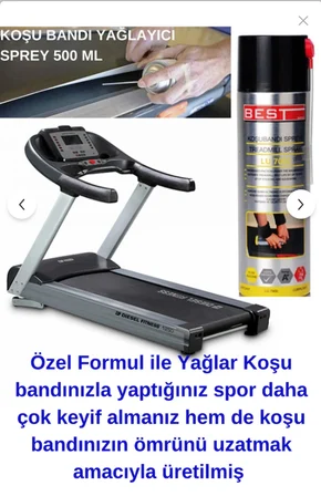 Best Koşu Bantı Yağlayıcı Sprey 500ml LU7000