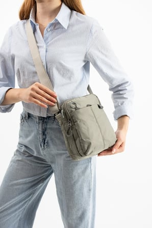 Unisex 4 Bölmeli Suya Dayanıklı Paraşüt Kumaş Omuz Çantası sargın-6033