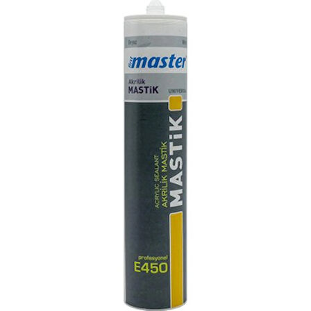 Master E450 Akrilik Mastik Beyaz 310ml 450gr