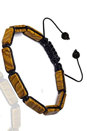 Sertifikalı Ağaç Jasper Taşı Doğal Taş Bileklik