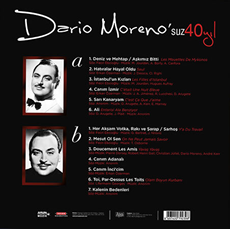 Dario Moreno Dario Moreno'suz 40 Yıl - Plak