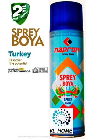 Napron Lacivert Sprey Boya 200ml Tam Dolu Paranızın Karşılığı