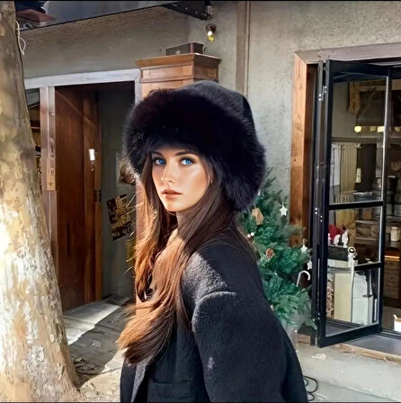 Wearflawless Trend, Viral Beyaz Rus Kalpak Şapka, Rus Kalpak, Tüylü Kalpak