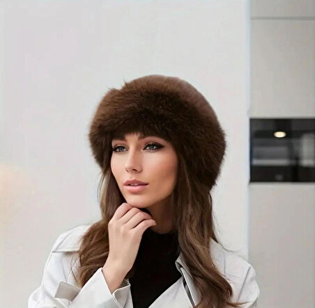 Wearflawless Trend, Viral Beyaz Rus Kalpak Şapka, Rus Kalpak, Tüylü Kalpak