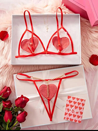 Kalpli Sütyen Tanga Takımı