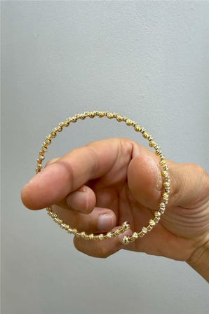 14 K Yeşil Altın Renk Vip Kelepçe