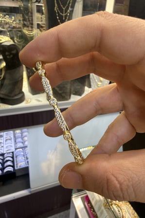 Vip Serisi Zirkon Taşlı Kelepçe