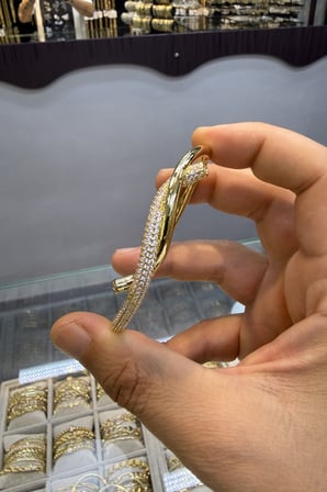 Vip Serisi Zirkon Taşlı Kelepçe