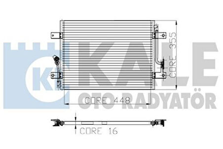 Kale 010ABC030 Klima Radyatörü Albea 1.2 1.3 1.6 1 Sıra Alb 46826683