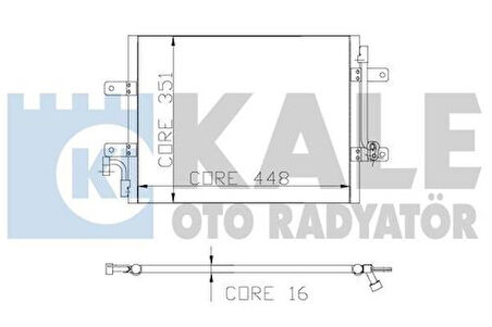 Kale 010ABC040 Klima Radyatörü Albea JTD 1 Sıra Ab 51722816