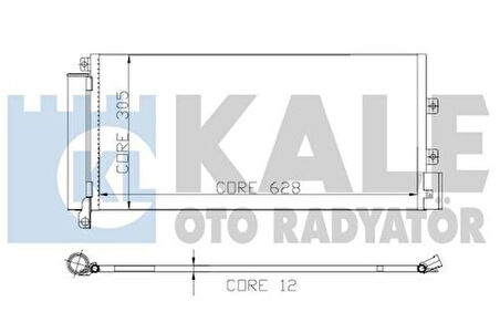 Kale 010ABC060 Klima Radyatörü Linea 1.3JTD 1 Sıra Alb 51785227