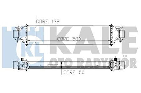 Kale 010CAC030 Turbo Radyatörü Linea 1.4 T Jet 1.6D Multijet Al Al 51785255