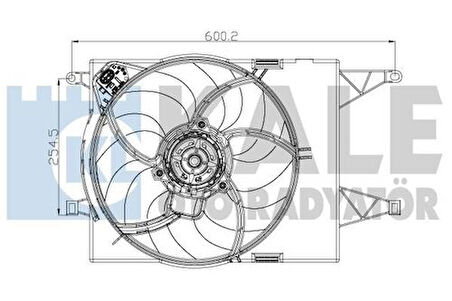 Kale 013501003 Fan Motoru Davlumbazlı Linea 1.4 MPI Ac 51785109