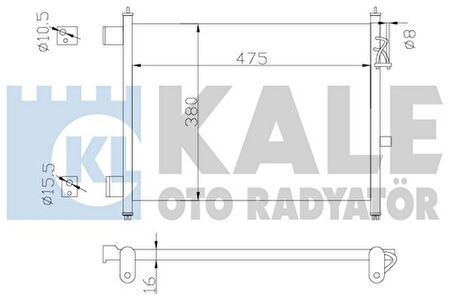 Kale 342435 Klima Radyatörü Nissan Micra 1.2 At 2010- 921101HC0A