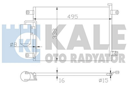 Kale 342635 Klima Radyatörü Suzuki Grand Vitara 1998 2002 9531065D10