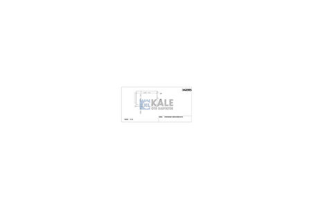 Kale 342885 Klima Radyatörü Ranger 2.5TD 99 06 3.0TD 06-Mazda B Serie 2.2 2.5 99 06 3M3519710CA