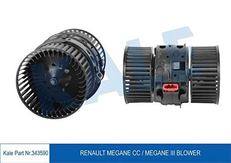 Kale 343590 Fan Kalorifer Motoru Megane III 272100042R