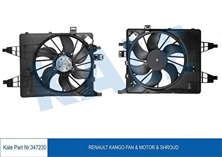 Kale 347230 Fan Motoru Davlumbazlı Megane II Scenic II 7701054966