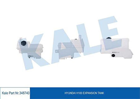 Kale 348740 Radyatör Yedek Su Deposu Kapaklı H100 Kamyonet 2004- 254304F100