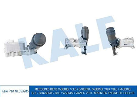Kale 353285 Yağ Soğutucusu OM651 Komple W204 07-14 C218 11-17 W212 09-15 C207 10-16 W221 06-13 W639 03-Sprinter 906 09- 6511800610
