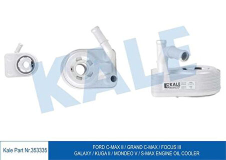 Kale 353335 Yağ Soğutucu Focus III 11-17 Kuga II 14-17 Mondeo V 14-C Ma1.5 Ecoboost DS7G6B856AA