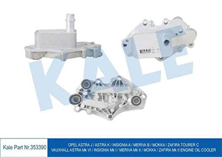 Kale 353390 Yağ Soğutucu Komple Astra J Astra K Insignia A Mokka B16DTH 55494842
