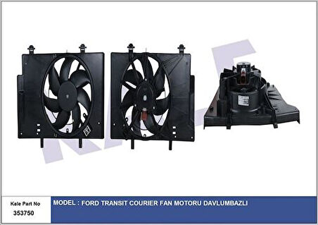 Kale 353750 Fan Motoru Davlumbazlı AC Courier 1.6TDCI-1.0 Ecoboost 14- ET768C607FE