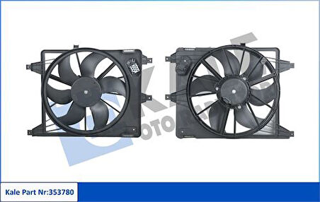 Kale 353780 Fan Motoru Davlumbazlı Dacia Logan 1.4 1.5 6001546844