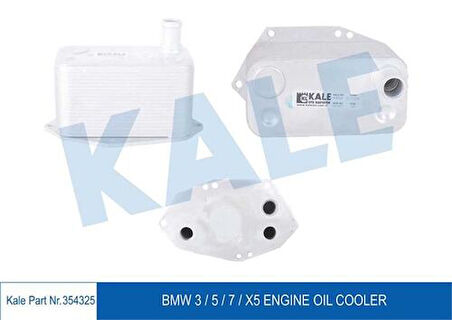 Kale 354325 Yağ Soğutucu BMW M57 D25 D30 E46 E39 E38 E52 11422247204
