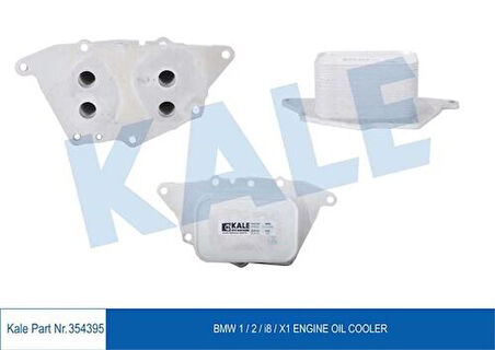 Kale 354395 Motor Yağ Soğutucu BMW B37 B38 B48 F20 F52 F45 F46 I8 F48 Mini F54 F55 F56 F57 F59 8574002