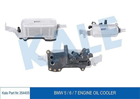 Kale 354405 Yağ Soğutucu 5 F07.F10.F11 10-6 F12.F13 11-7 F01.F02.F03.F04 730I.Lı 09 15 17217638579