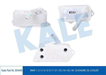 Kale 354445 Motor Yağ Soğutucu BMW N20 N26 N51 N52 N53 N54 N55 E81 E87 E90 E60 F9 11427525333