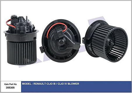 Kale 355305 Kalorifer Motoru Renault Clio III -Clio IV Blower 272106600R
