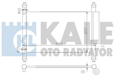 Kale 383000 Klima Radyatörü Suzuki Grand Vitara 2005- 9531064J01