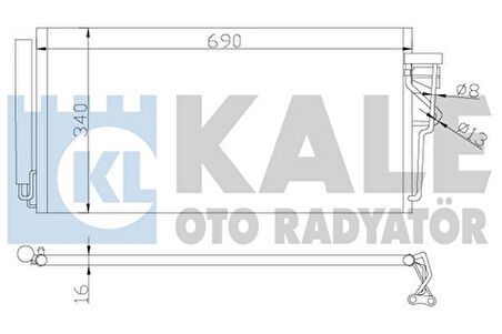 Kale 387300 Klima Radyatörü Mazda 6 2008 2012 GS1D61480C