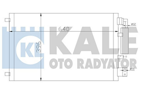 Kale 388600 Klima Radyatörü Nissan Qashqai 2007 2013 622x378x16 92100JD20A